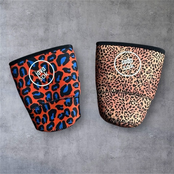 Java Sok & Soda Sok - Reusable Neoprene Cup Sleeves - NWOT - 30-32 ounce - Picture 1 of 2